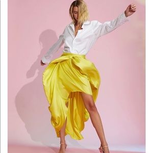 Cynthia Rowley High-Low Bow Skirt